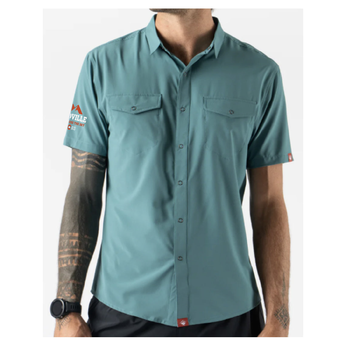 2025 Mens SS Hydro Green Shirt