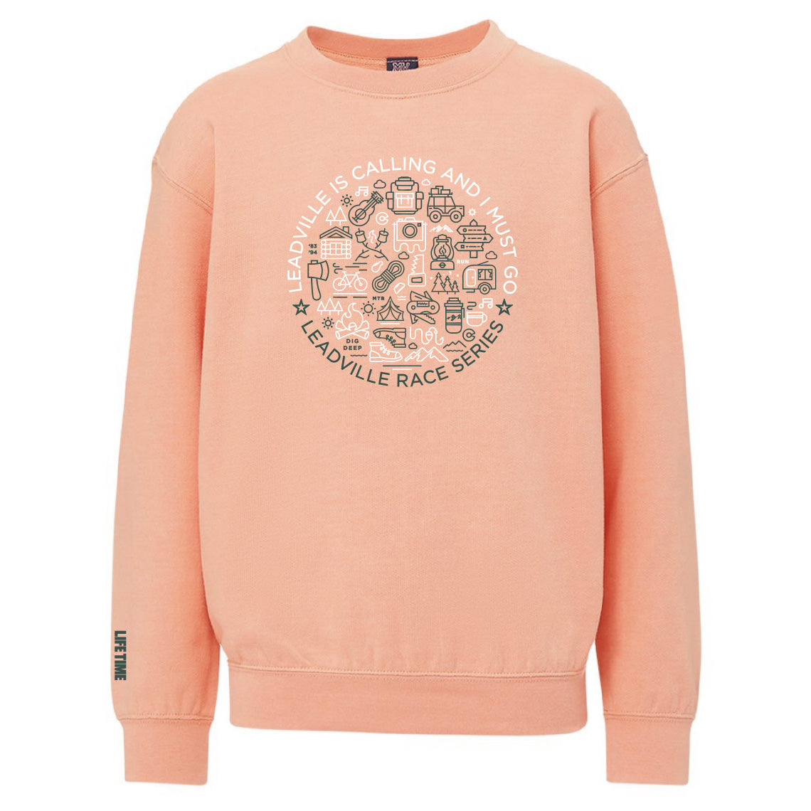 2025 Youth Crewneck Pink
