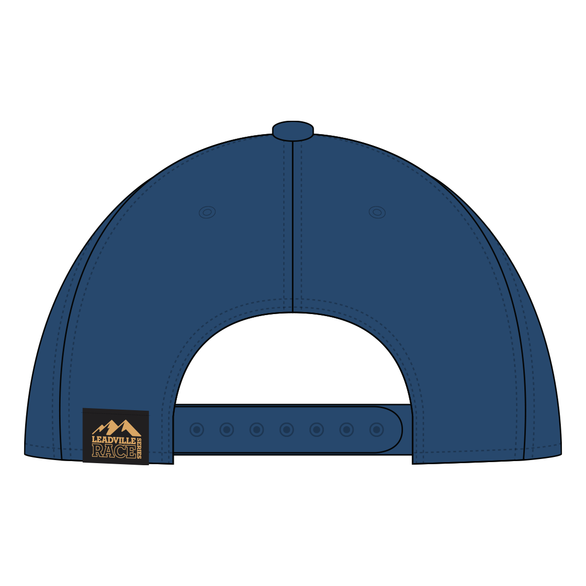 2026 Reg MTB 6 Panel Snapback-Navy Blue