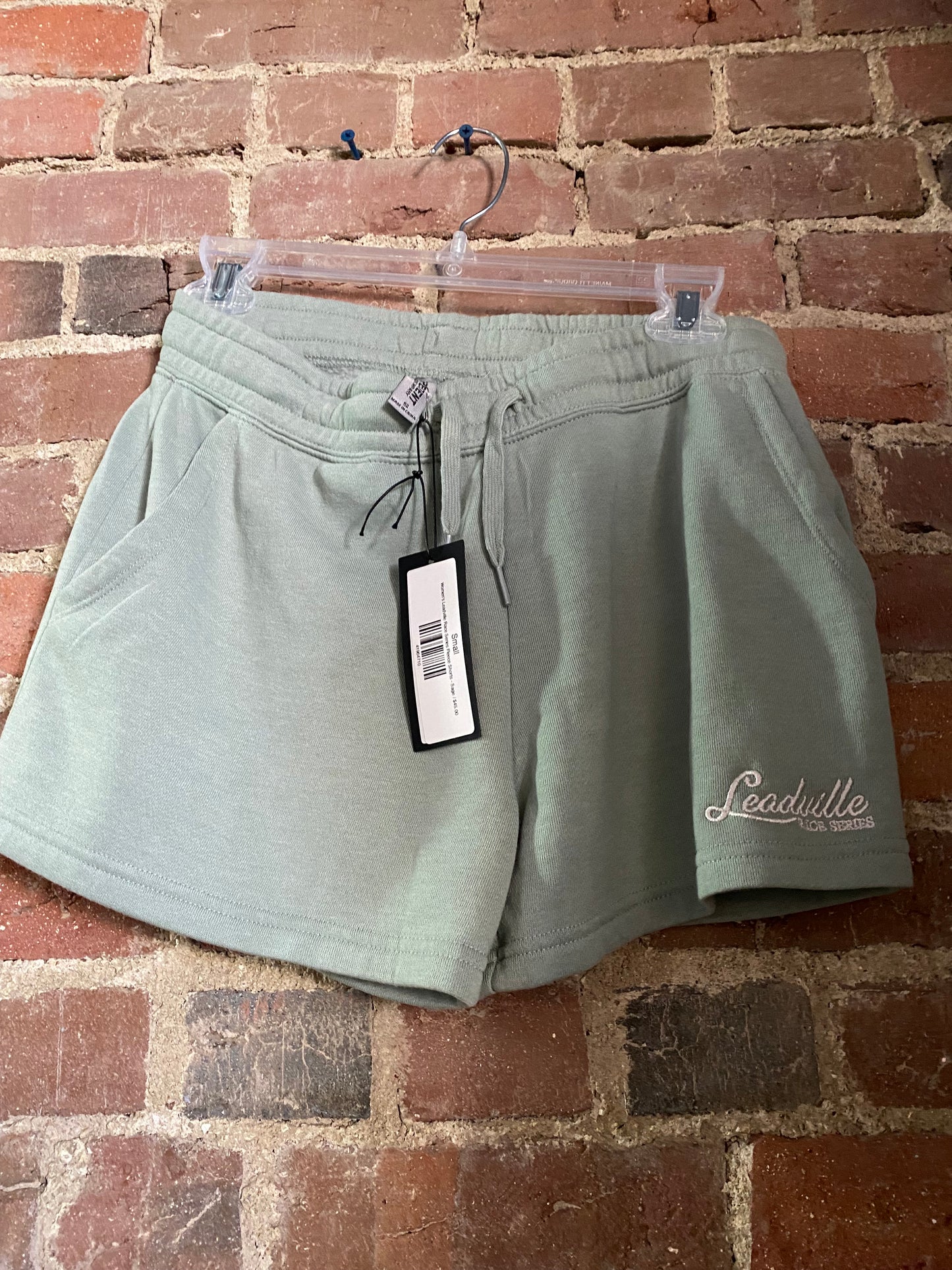 Women's Leadville Race Series Fleece Shorts - Sage