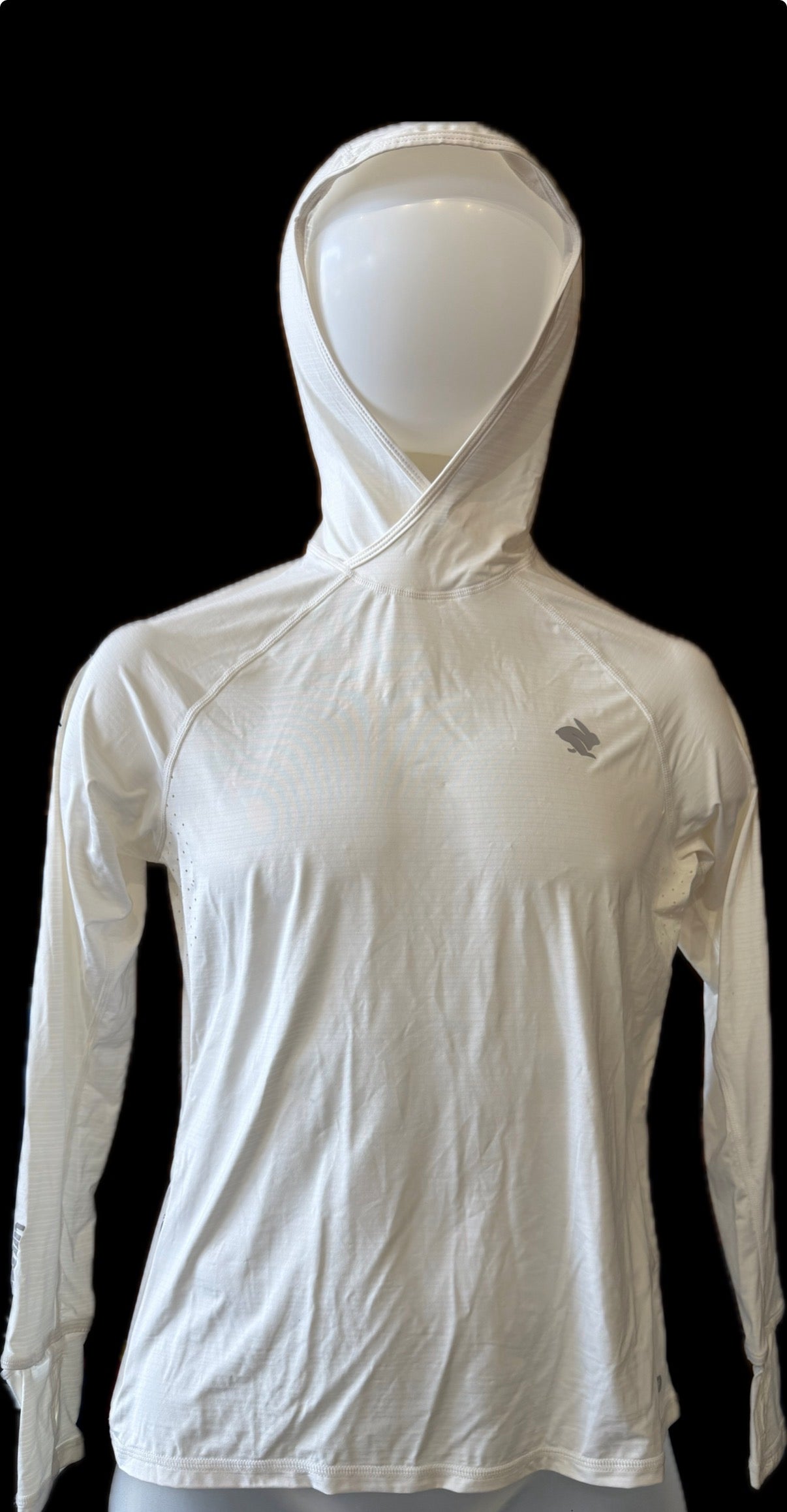 2026 Womens Rabbit LS Hoodie UPF Reflector 2.0 - White