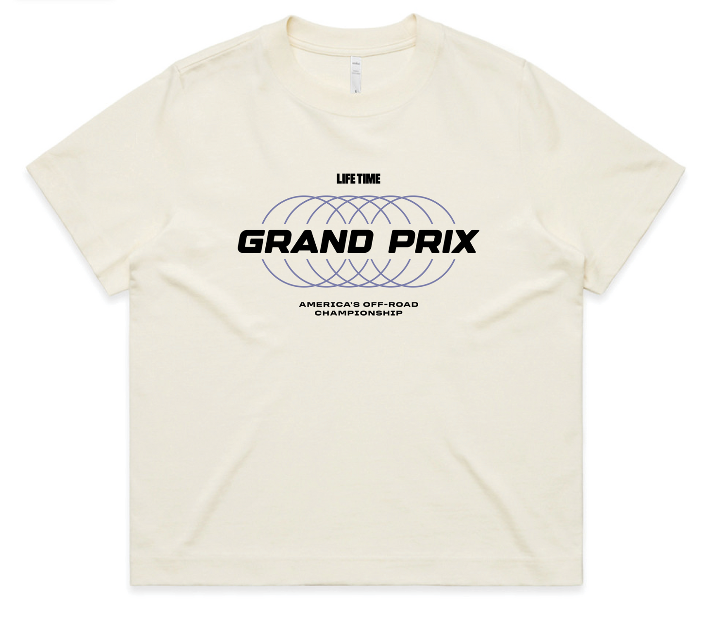 2026 Life Time Grand Prix Womens Box Tee- White