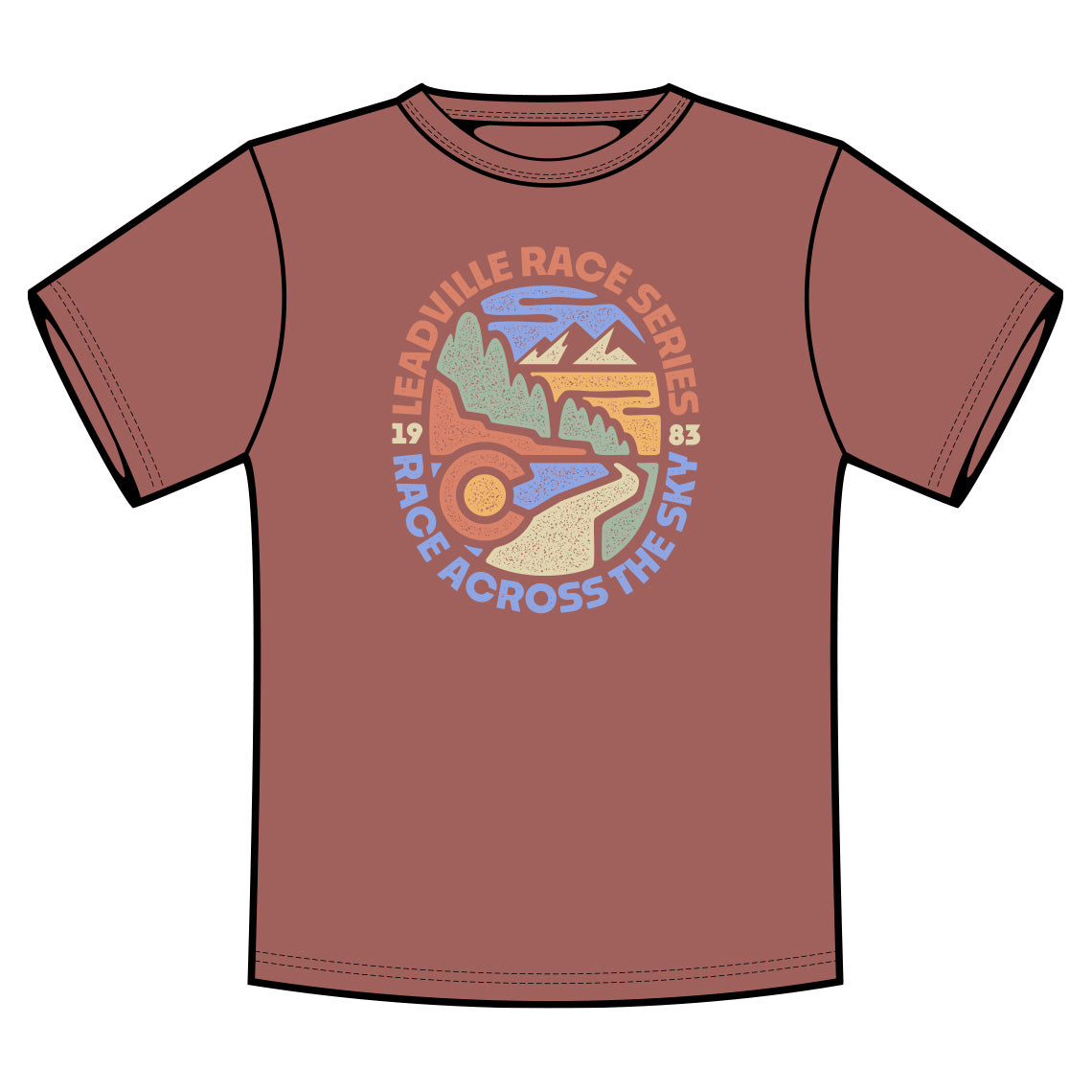 2025 LRS Unisex Tee- Heather Redwood