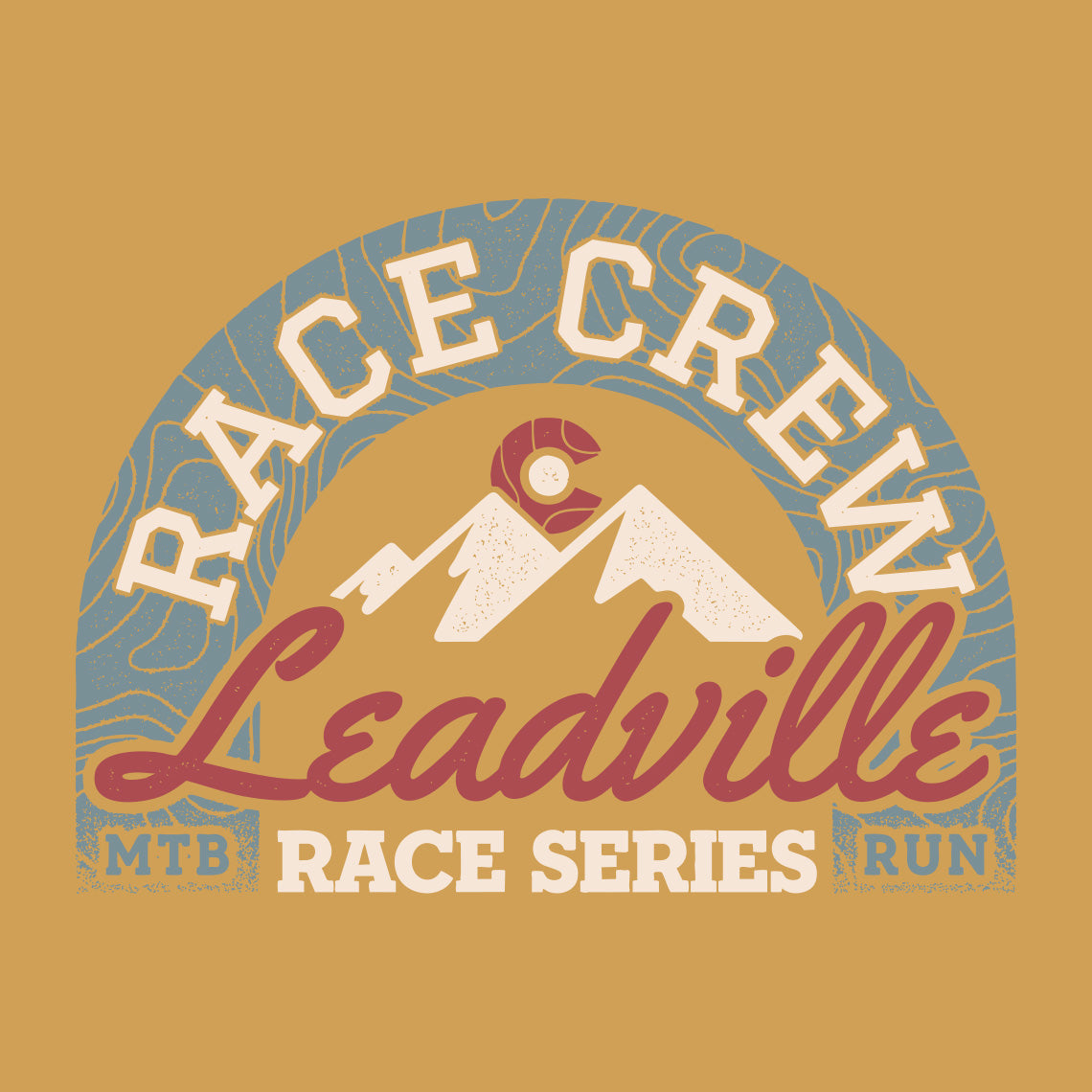 2025 Race Crew Tee- Antique Gold