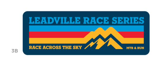 Leadville Race Series Blue Sticker