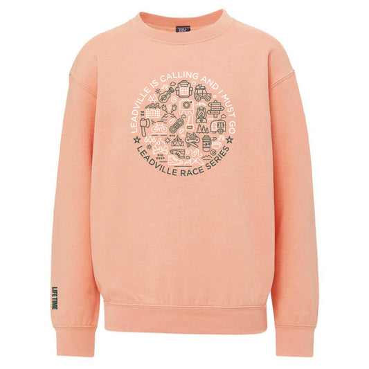2025 Youth Crewneck Pink