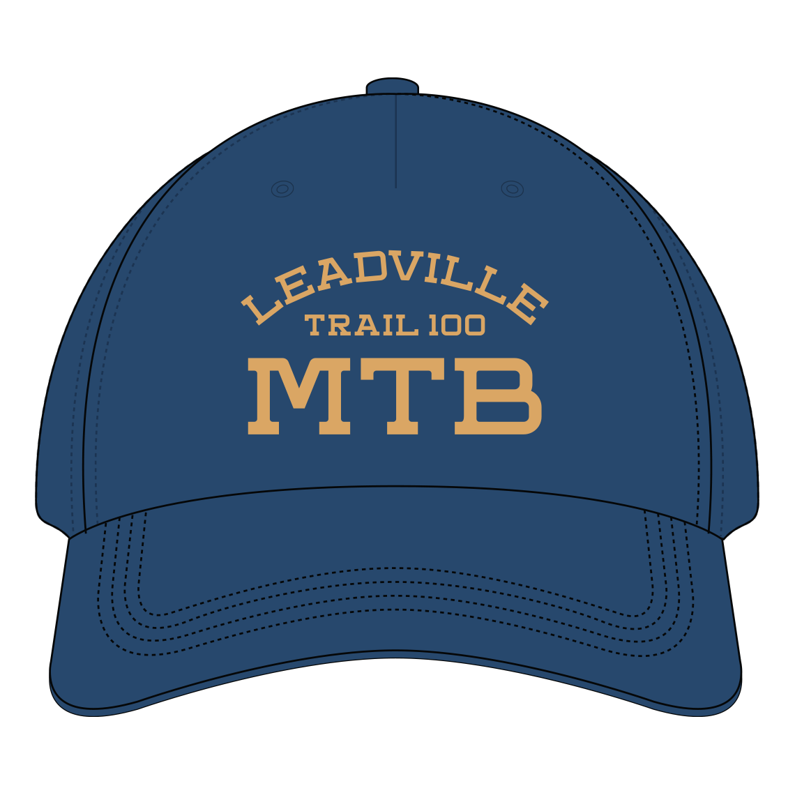 2026 Reg MTB 6 Panel Snapback-Navy Blue