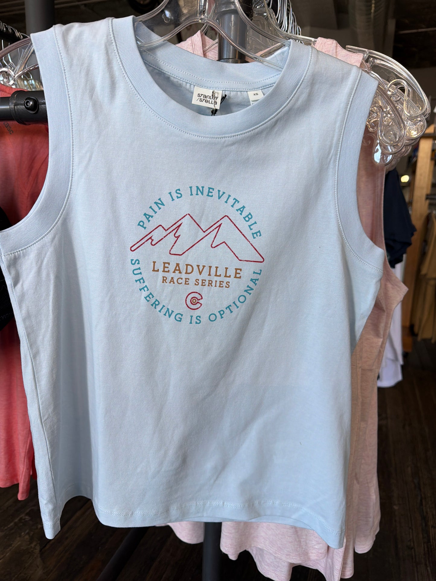 2026 Womens Tank Pain Suffering - Blue Ice