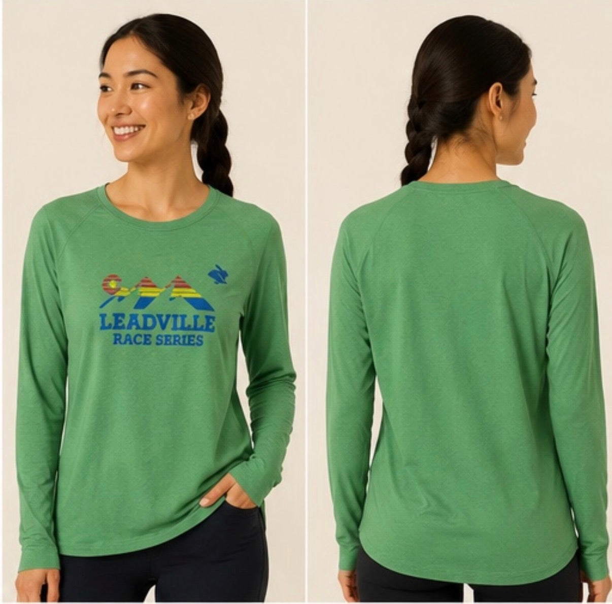 2026 Womens Rabbit EZ Tee LS - Opal Green