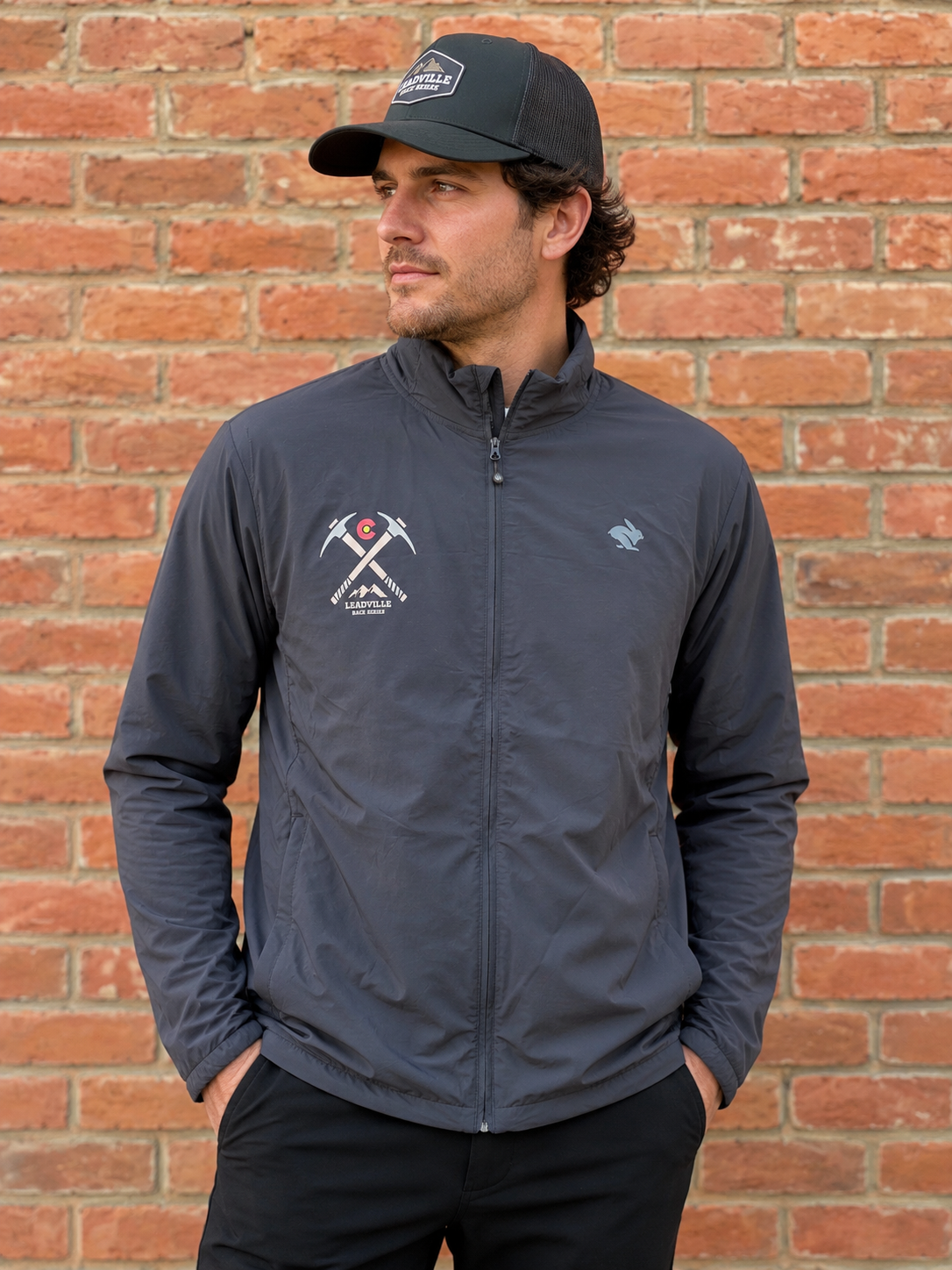 2026 Mens Rabbit Warm Up & Go Jacket - Black