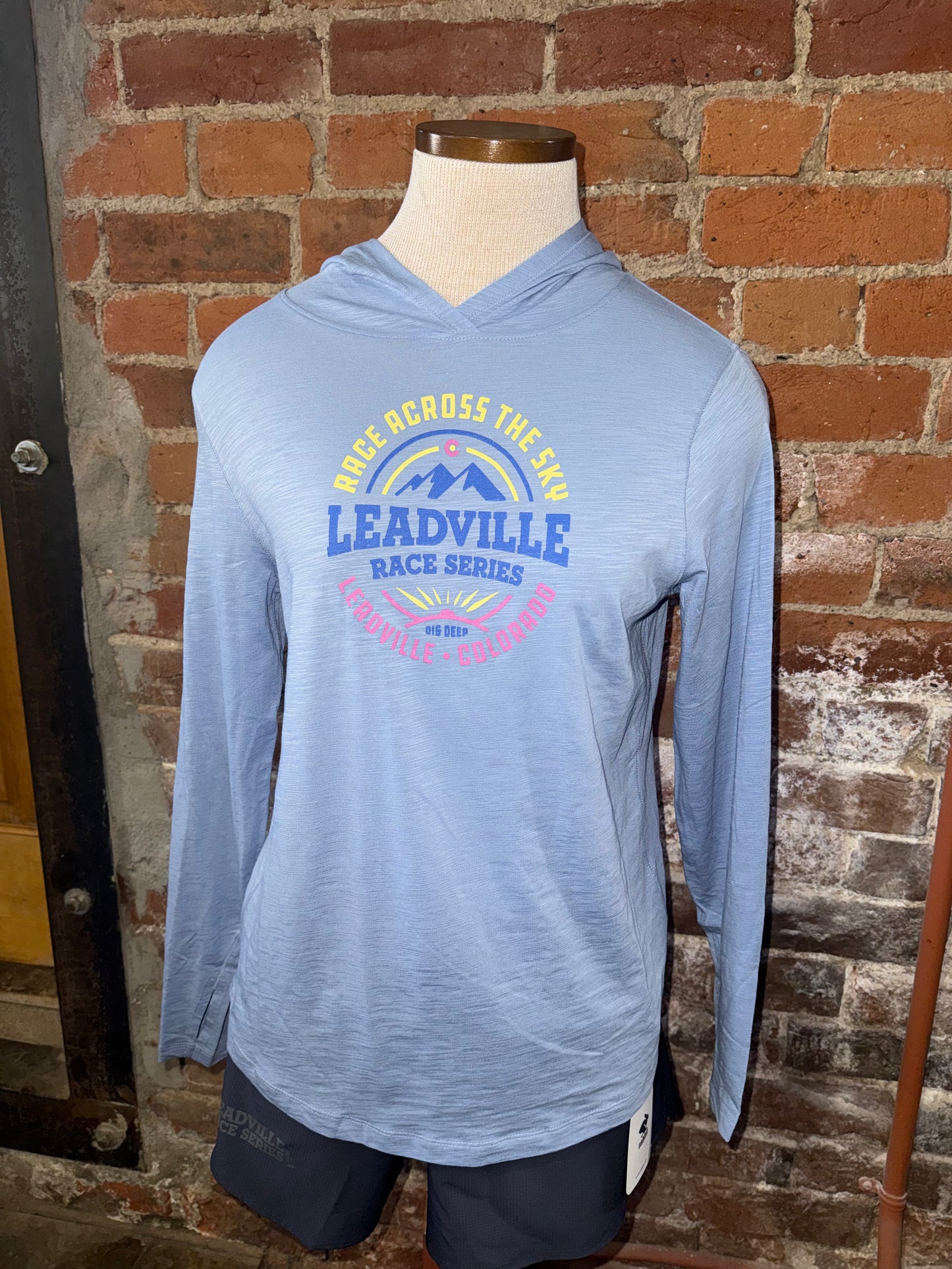 2026 Womens TASC Lightweight LS Hoodie Tee-Blue