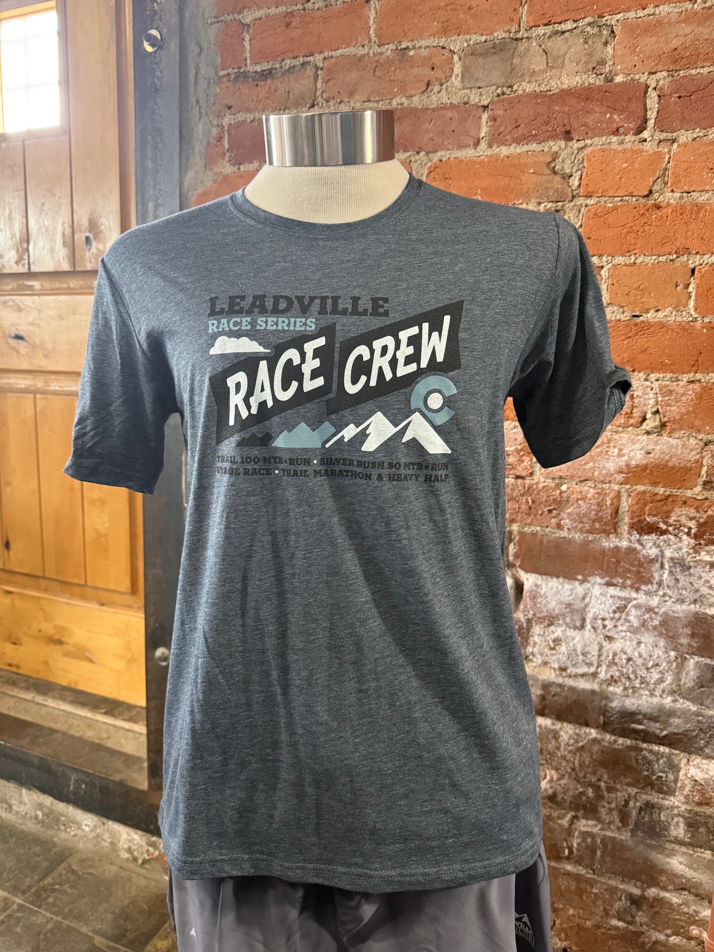 2026 Unisex Race Crew Tee- Antique Denim