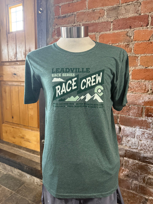 2026 Unisex Race Crew Tee- Pine