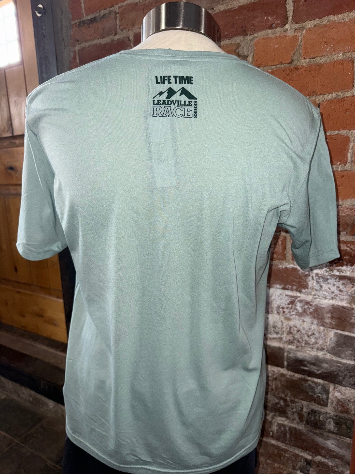 2026 Unisex Race Crew Tee- Stonewash Green