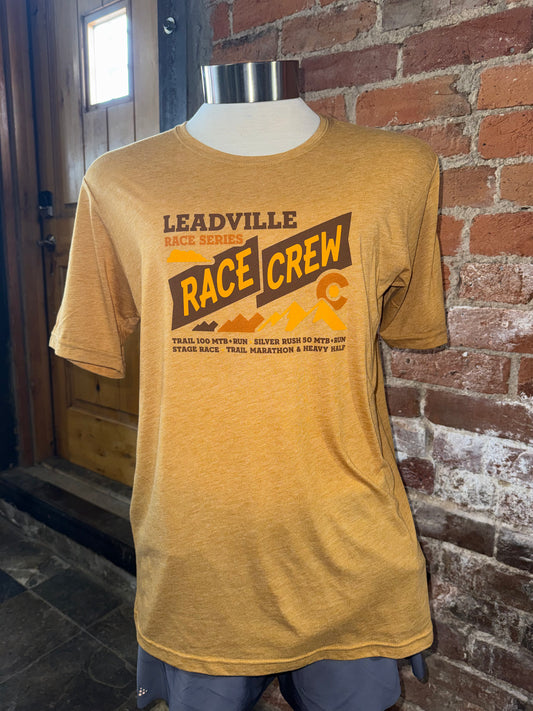 2026 Unisex Race Crew Tee- Gold