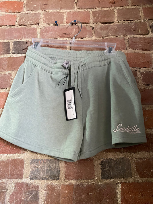 Women's Leadville Race Series Fleece Shorts - Sage