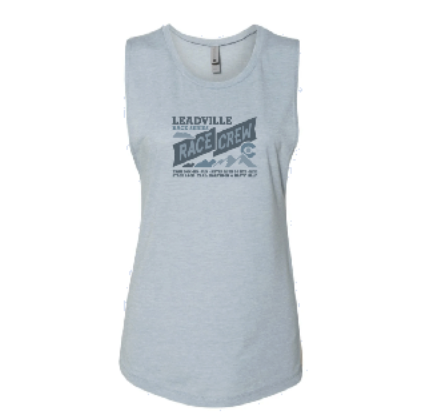 2026 Women's Race Crew Tank-Stonewash Denim