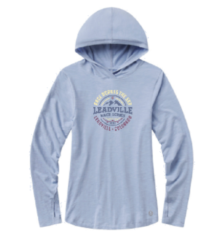 2026 Womens TASC Lightweight LS Hoodie Tee-Blue