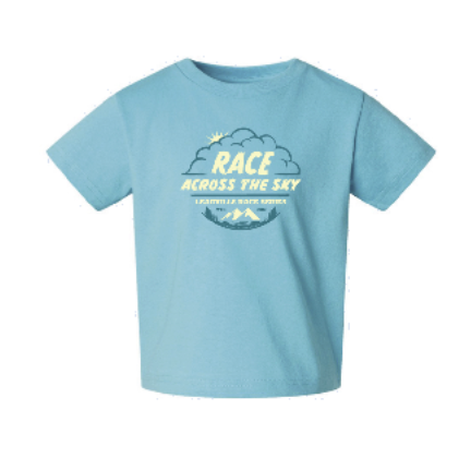 2026 Toddler SS Tee- Race Across Sky- Blue