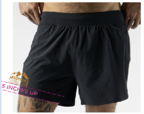 2026 Mens Rabbit FTK 2.0 5" Shorts - Black