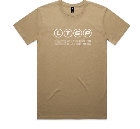 2026 Life Time Grand Prix Unisex SS Tee- Sand