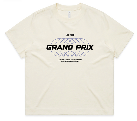 2026 Life Time Grand Prix Womens Box Tee- White