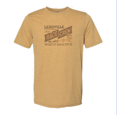 2026 Unisex Race Crew Tee- Gold