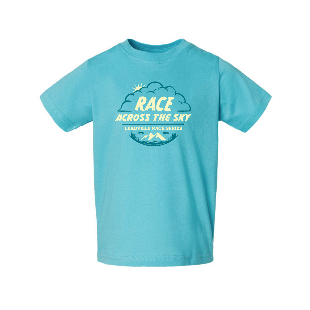2026 Toddler SS Tee- Race Across Sky- Blue