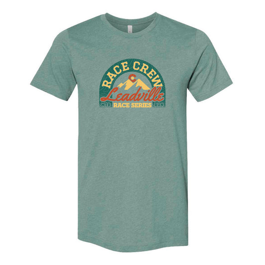 2025 Race Crew Tee- Heather Dusty Blue