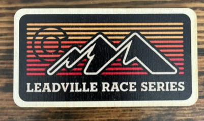 Leadville Race Series Black Wood Sticker