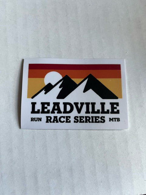 Leadville Race Series Sticker White